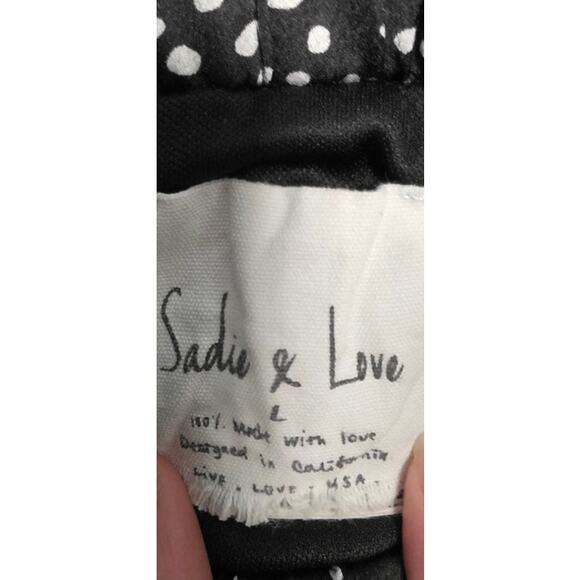 Sadie & Love Pleated Midi Skirt Size L Flowy Chic Vibes Teacher School Cute Chic - Picture 5 of 6